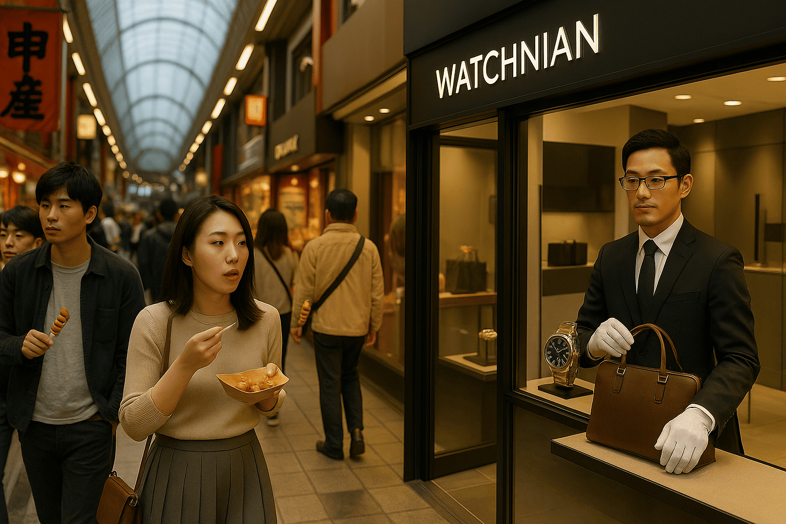 活気あふれる名古屋・大須商店街とウォッチニアン名古屋大須店