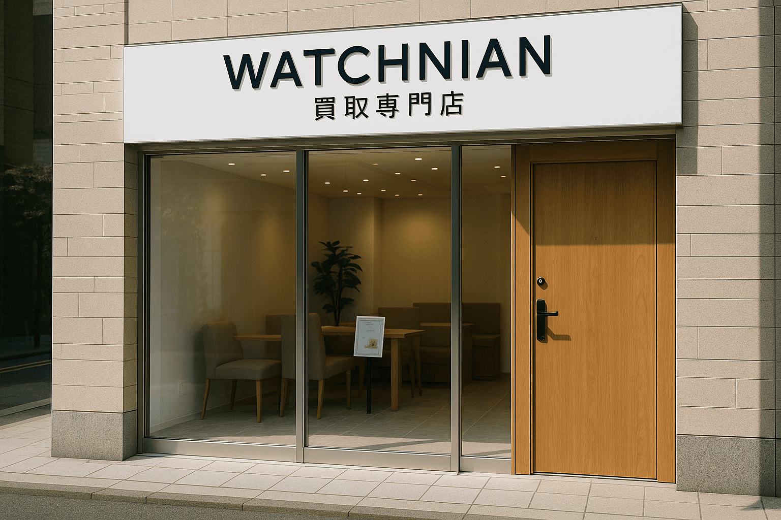 ウォッチニアン買取専門店 渋谷の明るく清潔感のある外観または内観。入りやすい雰囲気。