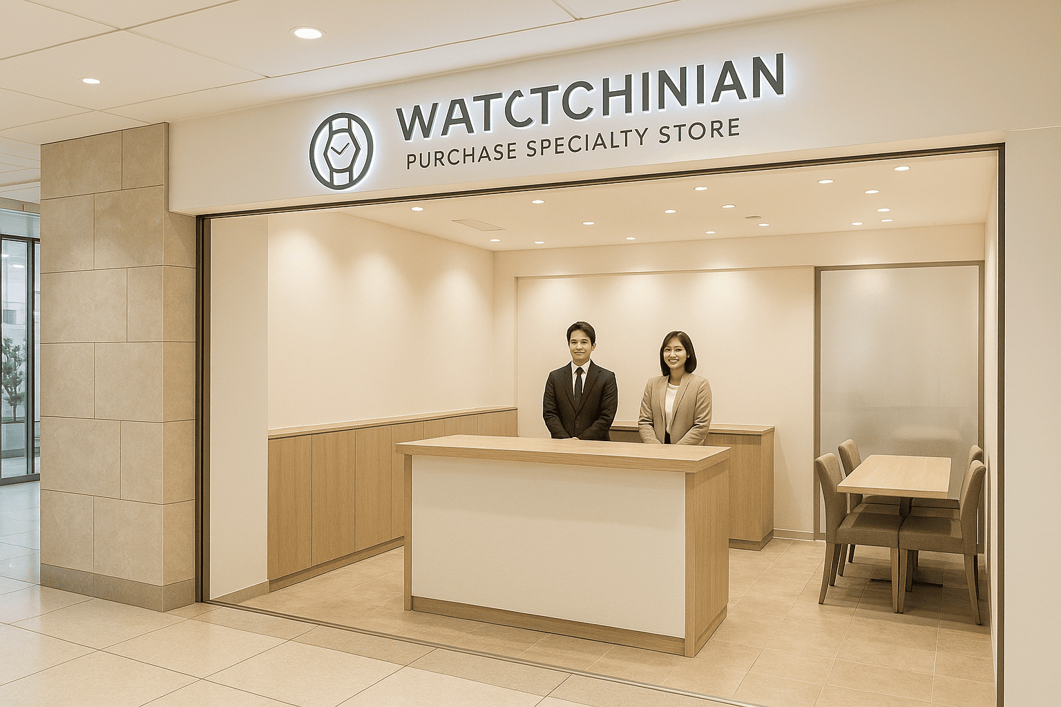 ウォッチニアン買取専門店 なんばマルイ店の外観または内観の全体像