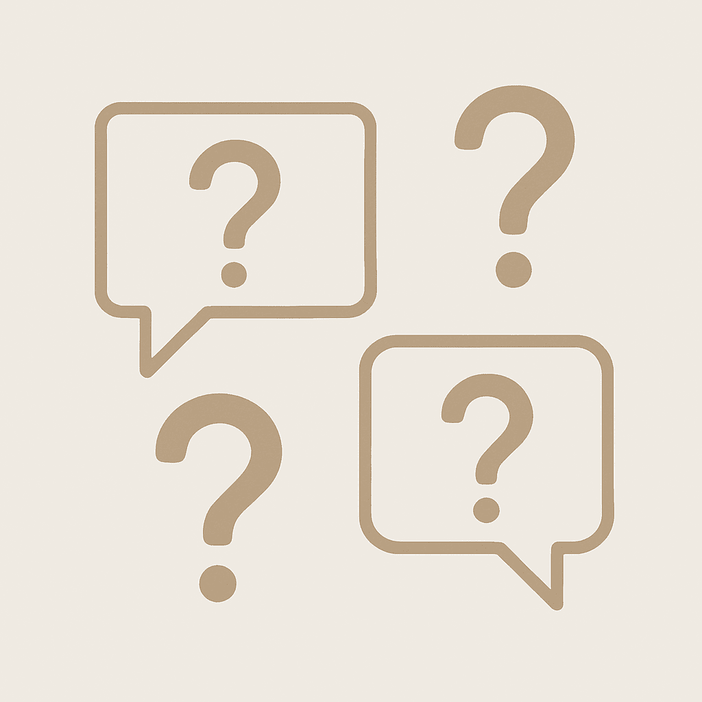 FAQ(よくある質問)を表すクエスチョンマークのイメージ
