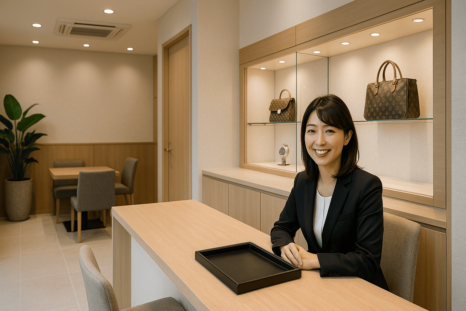 ウォッチニアン買取専門店の清潔で安心感のある店舗内装イメージ